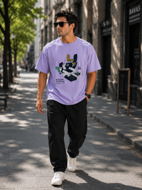 Pixel DJ Lavender Men's Classic Fit T-Shirt