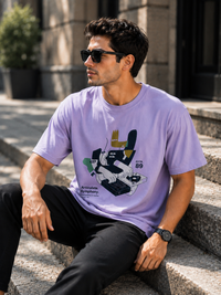 Pixel DJ Lavender Men's Classic Fit T-Shirt