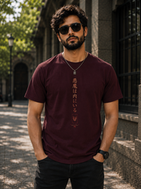Devil Samurai Maroon Men's Classic Fit T-Shirt