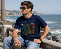 Enjoy the Journey Navy Blue Men's Classic Fit T-Shirt