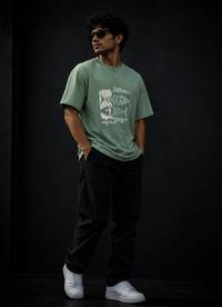 Vintage Fish Sage Olive Men's Classic Fit T-Shirt