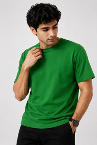 Flag Green Premium Solid Classic Fit T-Shirt