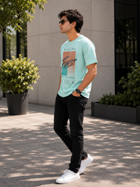 Sunset Escape Mint Men's Classic Fit T-Shirt