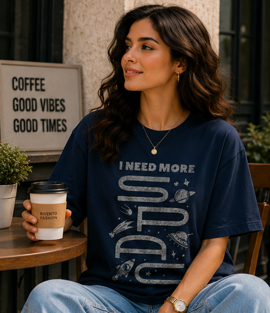 Women Cosmic Wanderer Oversized Graphic T-Shirt