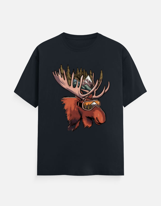 Horn Deer Classic Fit T-Shirt