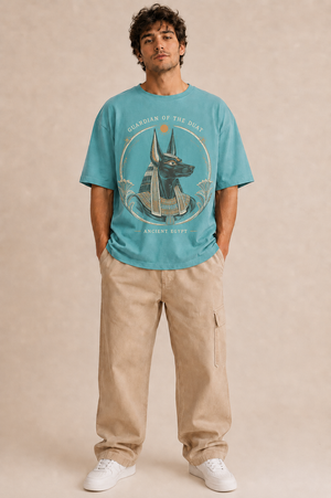 sky blue graphic t-shirt
