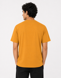 Golden Yellow Premium Solid Classic Fit T-Shirt