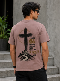 Adventure Back Print Mauve Men's Classic Fit T-Shirt