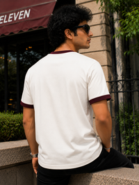 Italia White Men's Classic Fit T-Shirt