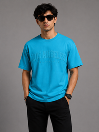 Minimal LA Cyan Men's Classic Fit T-Shirt