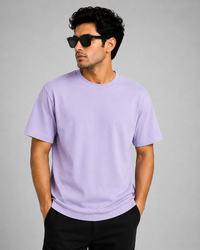 Lavender Premium Solid Classic Fit T-Shirt