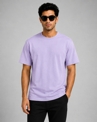 Lavender Premium Solid Classic Fit T-Shirt