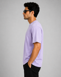 Lavender Premium Solid Classic Fit T-Shirt