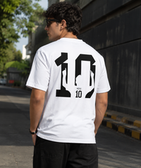 Messy 10 White Men's Classic Fit V-Neck T-Shirt