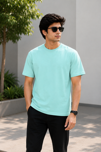 Pastel Mint Premium Solid Classic Fit T-Shirt