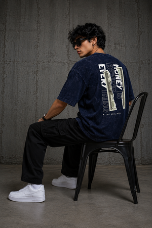Money Boss Oversized Graphic T-Shirt