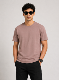 Mushroom Premium Solid Classic Fit T-Shirt