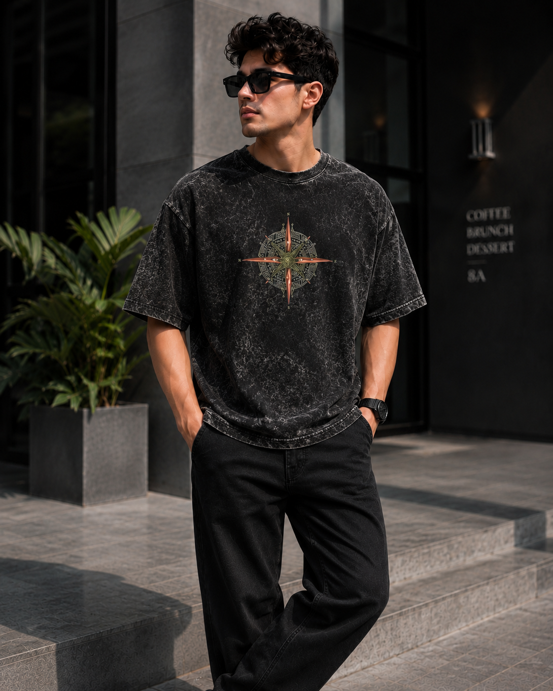 buy Black oversized t-shirt