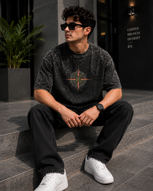Black oversized t-shirt online