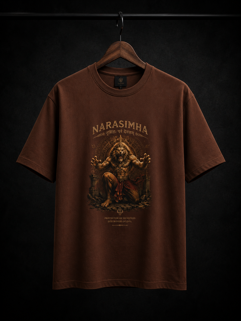 Narasimha Brown Men's Classic Fit T-Shirt