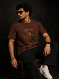Narasimha Brown Men's Classic Fit T-Shirt