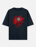 IRON MAN Oversized T-Shirt in Black - Rivento Fashion oversized t-shirt for men