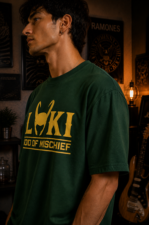Loki God of Mischief Classic Graphic T-Shirt