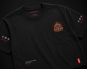 Ritual Energy Black Premium Oversized Graphic T-Shirt