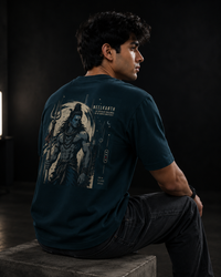 Neelkanth Shiva Graphic Blue Men's Classic Fit T-Shirt