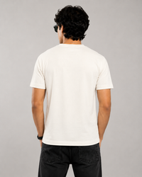 Off White Premium Solid Classic Fit T-Shirt
