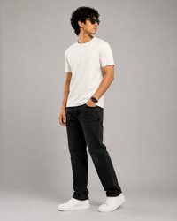 Off White Premium Solid Classic Fit T-Shirt