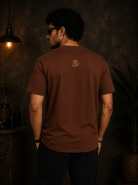 Sacred Mandala Brown Men's Classic Fit T-Shirt