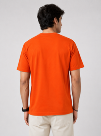 Orange Premium Solid Classic Fit T-Shirt