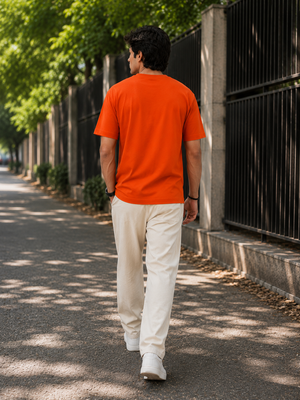 order classic fit cotton tee India