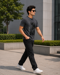 Black Panther Charcoal Men's Classic Fit T-Shirt