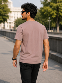 Peace Typography Pink Men's Classic Fit T-Shirt