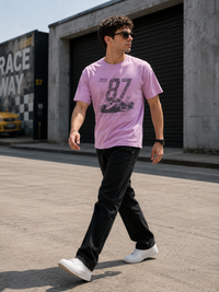 Vintage Drive Pink Men's Classic Fit T-Shirt