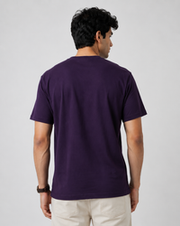 Purple Premium Solid Classic Fit T-Shirt