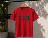 Minimal Graphic Red Men's Classic Fit T-Shirt