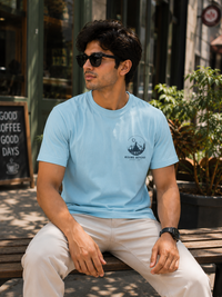 Rising Beyond Sky Blue Men's Classic Fit T-Shirt