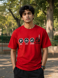 Rock Icons Red Men's Classic Fit T-Shirt