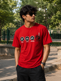 Rock Icons Red Men's Classic Fit T-Shirt