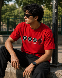 Rock Icons Red Men's Classic Fit T-Shirt
