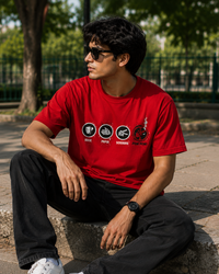 Rock Icons Red Men's Classic Fit T-Shirt