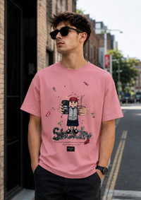 Street Character Pink Men's Classic Fit T-Shirt