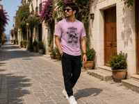 Focus Skull Pink Men's Classic Fit T-Shirt