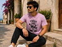 Focus Skull Pink Men's Classic Fit T-Shirt
