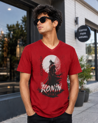 Shadow Ronin Red Men's V-Neck Classic Fit T-Shirt