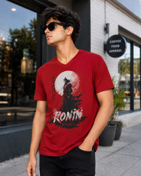 Shadow Ronin Red Men's V-Neck Classic Fit T-Shirt