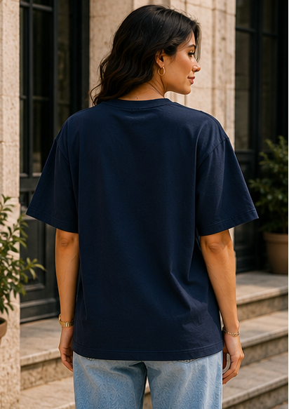 Women Cosmic Wanderer Oversized Graphic T-Shirt